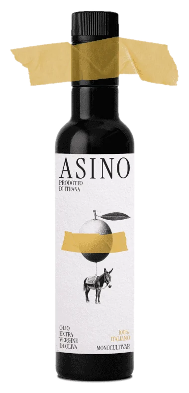 Bottiglia di olio extra vergine Asino